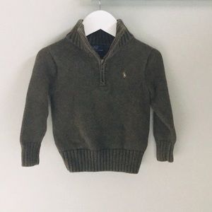 Polo by Ralph Lauren Half Zip Knit Sweater